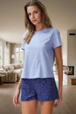 Yıldız Desenli Pamuklu Pijama Takımı Rahat ve Şık Yazlık Modern Stil Kullanım