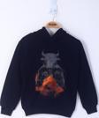 Toontoy Erkek Çocuk Boks Eldivenli Boğa Baskılı Sweatshirt
