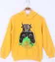 Toontoy Erkek Çocuk Boks Eldivenli Boğa Baskılı Sweatshirt