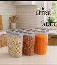 Kitchen Line Erzak Bakliyat Kiler Saklama Kabı 3'Lü, 6Lt