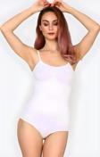 Layza Form 17500 Kadın İz Yapmaz İnce Askılı Mikro Elyaf Boy Body Korse