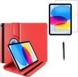 Coolacs Apple İpad A16 11.Nesil (A3354-A3355) Dönebilen Tablet Kılıfı + Ekran Koruyucu + Tablet Kalemi