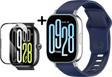 Coolacs Xiaomi Redmi Watch 5 Active Uyumlu Yumuşak Silikon Kordon Ve Kavisli Ekran Koruyucu Seti