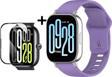 Coolacs Xiaomi Redmi Watch 5 Active Uyumlu Yumuşak Silikon Kordon Ve Kavisli Ekran Koruyucu Seti