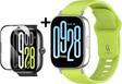 Coolacs Xiaomi Redmi Watch 5 Active Uyumlu Yumuşak Silikon Kordon Ve Kavisli Ekran Koruyucu Seti