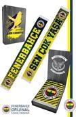 Fenerbahçe Orijinal Lisanslı Sen Çok Yaşa Fenerbahçe Şal Atkı Kanarya Baskılı Ahşap Kutu