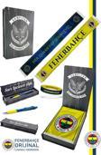 Fenerbahçe Orijinal Lisanslı Her Zaman Hep Seninleyiz Saten Şal Atkı + Uçlu Kalem + Bile