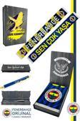 Fenerbahçe Orijinal Lisanslı Sen Çok Yaşa Şal Atkı ve Hybrit Tükenmez Kalem Set Kanarya 