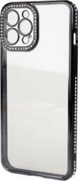 Apple iPhone 12 Pro Kılıf Kamera Korumalı Taşlı Zore Mina Kılıf