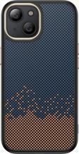 iPhone 14 Plus Kılıf M-safe Şarj Özellikli Karbon Fiber Görünümlü Antina Kılıf