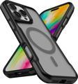iPhone 16 Pro Max Kılıf M-safe Şarj Özellikli Renkli Kenar Airbag Şeritli Lamer Kapak