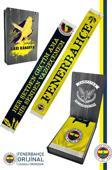 Fenerbahçe Orijinal Lisanslı Bir Senden Vazgeçmem Şal Atkı Kanarya Baskılı Ahşap Kutulu