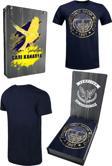 Fenerbahçe Orijinal Lisanslı Tribün Varak Logolu Spor T-ShirtHediyelik Ahşap Kutulu