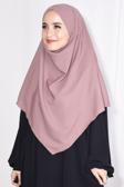 Nowa Scarf Medine İpeği Orta Boy Peçeli Sufle Khimar