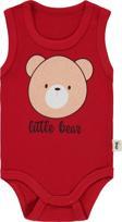 Civil Baby Erkek Bebek Çıtçıtlı Badi 1-36 Ay  Kırmızı