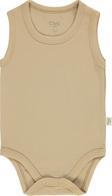 Civil Baby Bebek Çıtçıtlı Badi 3-9 Ay  Sütlü Kahve