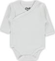 Civil Baby Bebek Kruvaze Yaka Çıtçıtlı Badi 1-6 Ay Beyaz