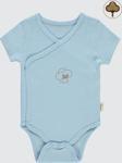 Civil Baby Bebek Organik Çıtçıtlı Badi 0-3 Ay Mavi
