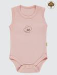 Civil Baby Bebek Organik Çıtçıtlı Badi 0-18 Ay Pembe