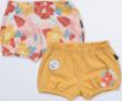 Miniworld Kız Bebek 2'li Şort 3-12 Ay Hardal