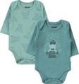 Civil Baby Erkek Bebek 2'li Çıtçıtlı Badi 3-18 Ay Petrol