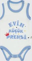 Civil Baby Erkek Bebek Çıtçıtlı Badi 1-36 Ay Mavi
