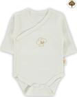 Civil Baby Bebek Organik Çıtçıtlı Badi 0-6 Ay Ekru