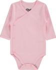 Civil Baby Bebek Kruvaze Yaka Çıtçıtlı Badi 1-6 Ay Pembe