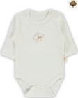 Civil Baby Bebek Organik Çıtçıtlı Badi 0-18 Ay Ekru