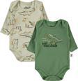 Civil Baby Erkek Bebek 2'li Çıtçıtlı Badi 3-18 Ay Yeşil