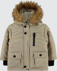 Civil Baby Erkek Bebek Kapüşonlu Mont 6-18 Ay Bej