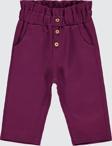 Civil Baby Kız Bebek Pantolon 6-18 Ay Patlıcan Moru