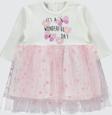 Welkin Kız Bebek Elbise 6-18 Ay Pembe