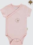 Civil Baby Bebek Organik Çıtçıtlı Badi 0-3 Ay Pembe
