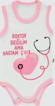 Civil Baby Kız Bebek Çıtçıtlı Badi 1-36 Ay Pembe