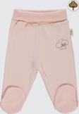 Civil Baby Bebek Organik Patikli Tek Alt 0-6 Ay Pembe