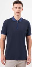  Erkek Lacivert Trend Polo Yaka Dynamic Fit T-Shirt