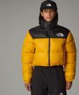 The North Face W Nuptse Short Jacket Kadin Sarı Mont Nf0a5ggezu31