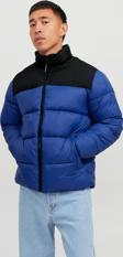Jack Jones Jjetoby Puffer Collar Sn Erkek Mavi Mont 12235860-07