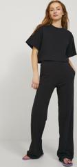 Jack Jones Jxalfa Reg Wıde Hw Every Pants Swt Sn Kadin Siyah Eşofman Altı 12226250-02