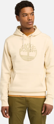 Timberland Kennebec Rıver Tree Logo Hoodie Erkek Bej Sweatshirt Tb0a2bjhefl1