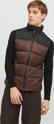 Jack Jones Jjetoby Bodywarmer Collar Sn Erkek Kahverengi Yelek 12235861-15
