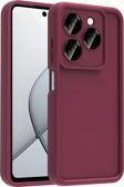 Tecno Spark 20C Uyumlu Kamera Korumalı Çıkıntılı TPU Silikon Kılıf