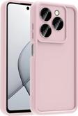 Tecno Spark 20C Uyumlu Kamera Korumalı Çıkıntılı TPU Silikon Kılıf