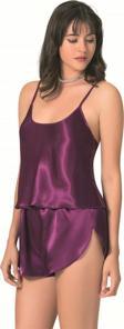 Miss Mor Saten Babydoll Şort Takımı