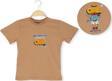 ARKA JUST STAY COOL BASKILI ERKEK TSHİRT Camel