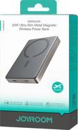 Joyroom 20W Ultra-Slim Metal MagSafe Kablosuz Ve Kablolu 20W Hızlı Şarj Power Bank 10.000mAh