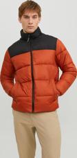 Jack Jones Jjetoby Puffer Collar Sn Erkek Bordo Mont 12235860-18