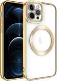 iPhone 12 Pro Max Uyumlu Kamera Korumalı Magsafe Wireless Şarj Özellikli Lazer Kesim Silikon Kapak