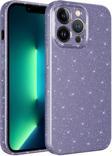 iPhone 13 Pro Max Uyumlu Kamera Korumalı Simli Parlak Yumuşak Silikon Kılıf